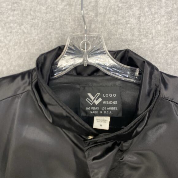 Vintage Binion's Horseshoe Satin Jacket Las Vegas Casino Adult M - Picture 6 of 9